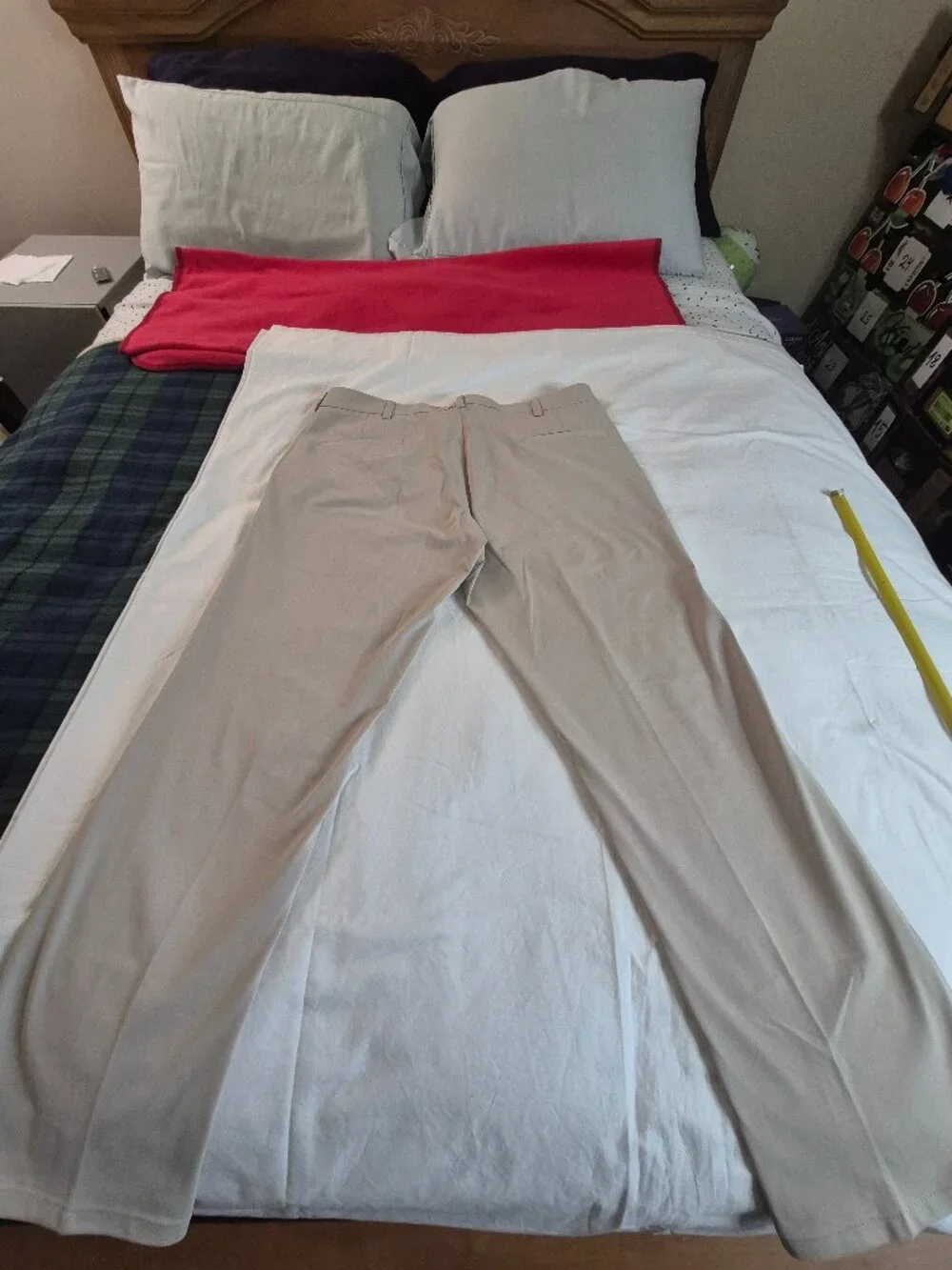 Kenneth Cole Men's Performance Chino Pants Tan Modern Fit Size 38x30, NWT